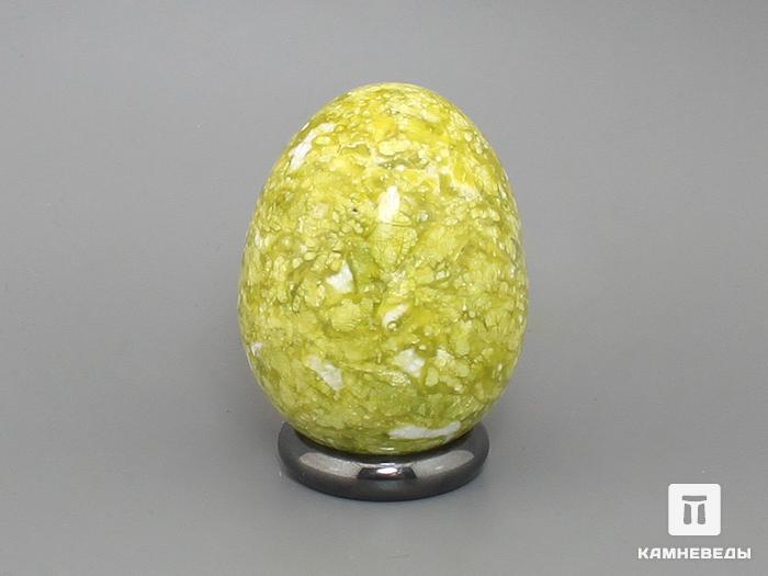 Яйцо из лизардита (серпентина), 4,6х3,6 см, 22-119/3, фото 1