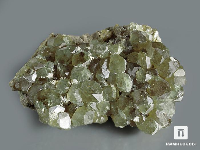 Демантоид, кристаллы на породе 4,2х2,7х1,8 см, 10-247/10, фото 2