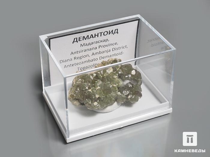 Демантоид, кристаллы на породе 4,2х2,7х1,8 см, 10-247/10, фото 3