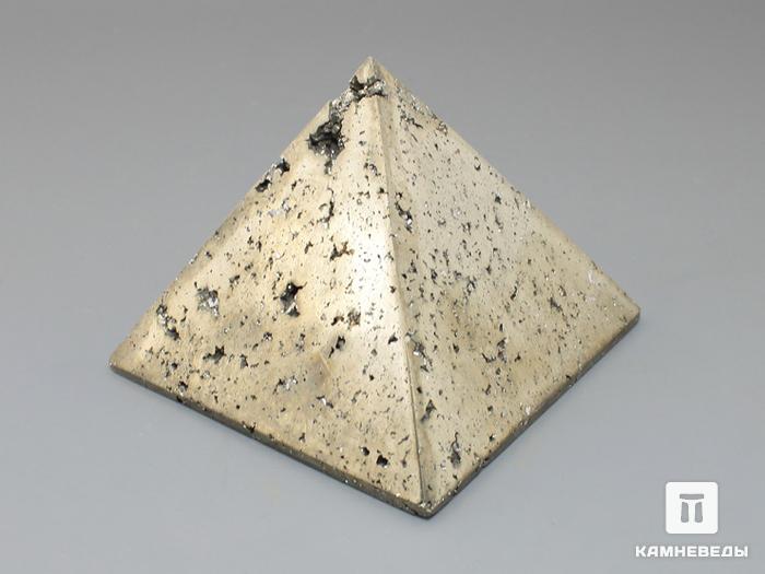 Пирамида из пирита, 7,2х7,2х5,7 см, 20-33/7, фото 1