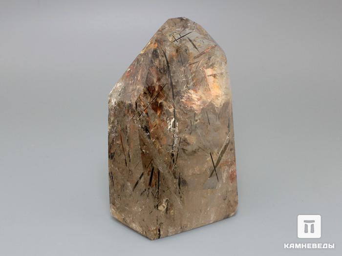Кварц-волосатик «Аквариум», полированный кристалл 8,8х6,8х5,2 см, 11-20/36, фото 2