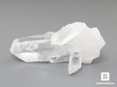 Горный хрусталь. Горный хрусталь, сросток кристаллов 6,5-7 см