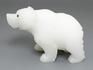 Белый медведь из кальцита (мрамора), 7,6х5,2х3,8 см, 23-47/1, фото 2