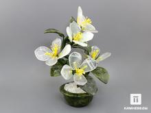Цветы из камня, размер 16х14 см