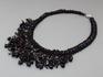 Ожерелье с черным обсидианом, 46-137, фото 2