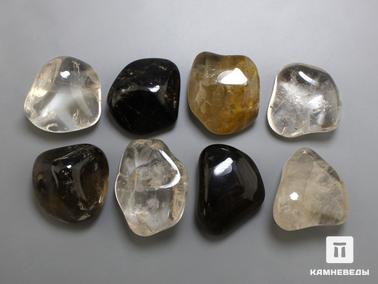 Дымчатый кварц, Раухтопаз. Раухтопаз (дымчатый кварц), галтовка 2-2,5 см