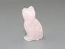 Кошка из розового кварца, 3х1,8х1,3 см, 23-281, фото 2
