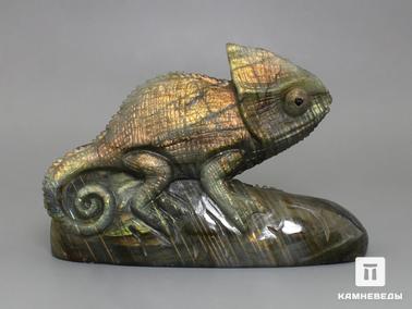 Лабрадор. Хамелеон из лабрадора, 10,5х6,9х3,8 см