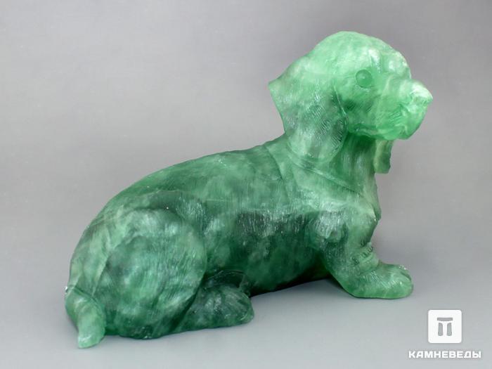 Собака из флюорита, 14х9,3х6,8 см, 23-285/1, фото 2