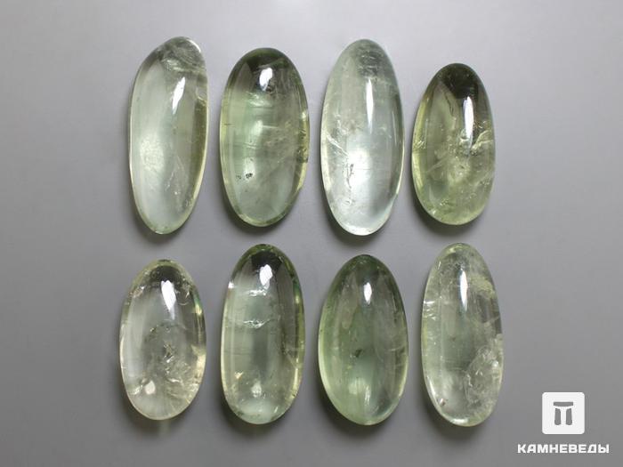 Празиолит (зелёный кварц), галтовка 2,5-3 см, 12-91/11, фото 1