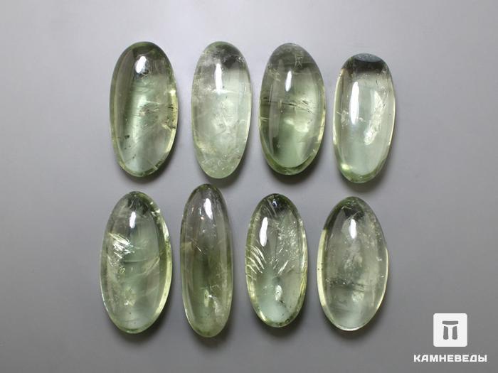 Празиолит (зелёный кварц), галтовка 3-3,5 см, 12-91/12, фото 1