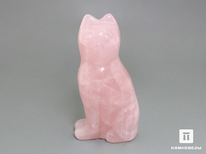 Кошка из розового кварца, 7,5х4х3 см, 23-281/1, фото 1
