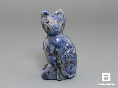 Содалит. Кошка из содалита, 5х2,8х2 см