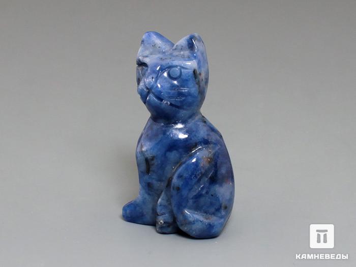 Кошка из содалита, 3х1,7х1,3 см, 23-289/2, фото 2