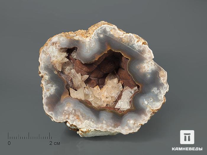Кальцит в халцедоне, 6х5,5х3 см, 11-122, фото 1