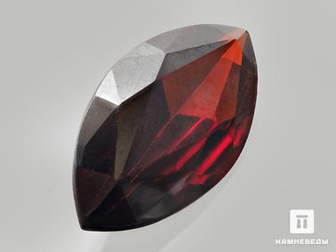 Гранат, Альмандин. Гранат, огранка 12х6х3 мм (1,6 ct)