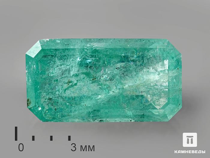 Берилл зеленый, огранка 9х5х3 мм (1,07 ct), 9-86/4, фото 1