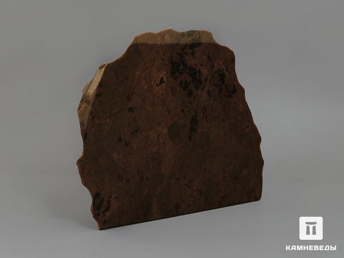 Обсидиан коричневый, полированный срез 14,9х12,8х4,2 см, 11-116/4, фото 2