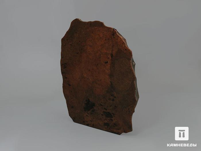 Обсидиан коричневый, полированный срез 14,2х12,8х3,9 см, 11-116/5, фото 3