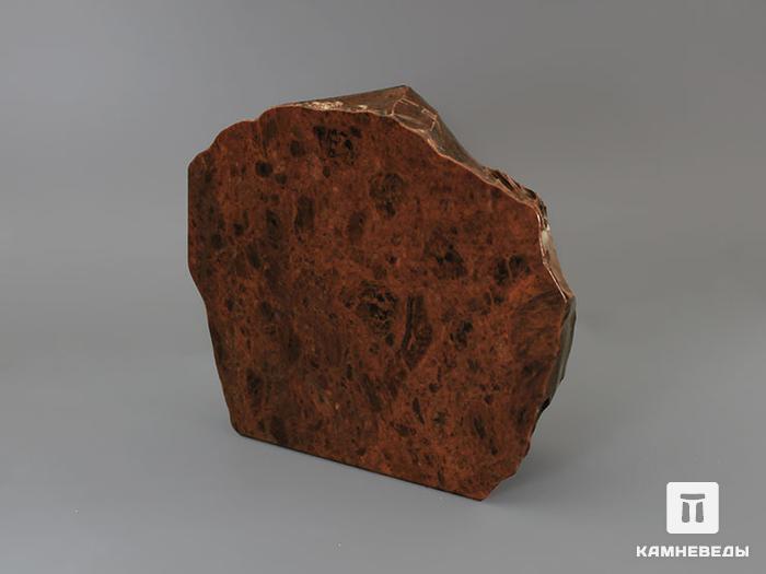 Обсидиан коричневый, полированный срез 13,6х10,6х4,1 см, 11-116/6, фото 3