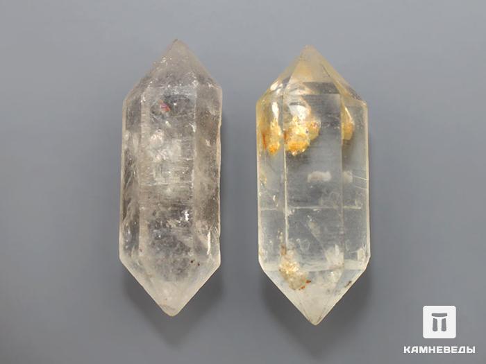 Горный хрусталь (кварц), двухголовый кристалл 4,5х1,5 см, 10-180/9, фото 1