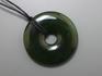 Кулон диск из нефрита зелёного, 4,4х0,6 см, 40-99/15, фото 1