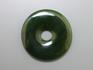 Кулон диск из нефрита зелёного, 4,4х0,6 см, 40-99/15, фото 2