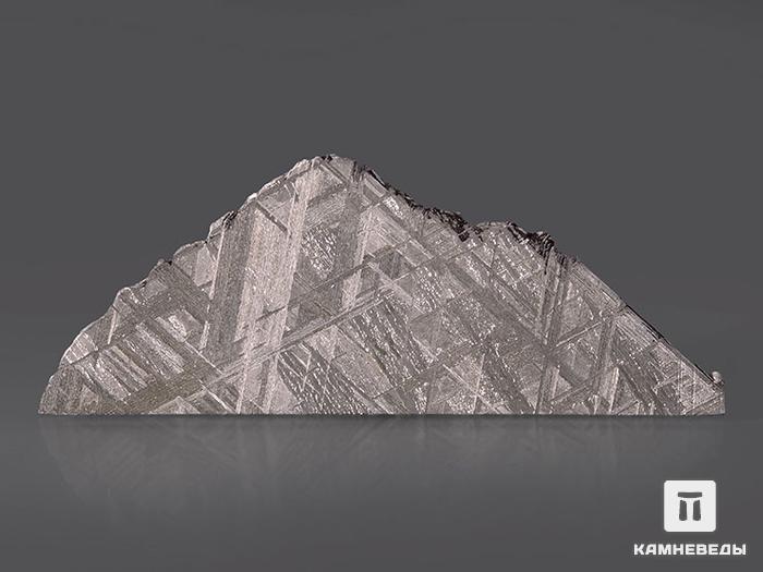 Метеорит Muonionalusta, пластина 8,5х3,4х0,2 см, 10-185/8, фото 5