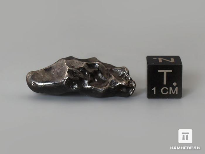 Метеорит Сихотэ-Алинь, индивидуал 3х1,5х1,1 см (13,58 г), 10-17/18, фото 3