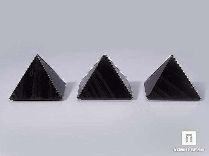 Пирамида из обсидиана, 4х4х3 см, 20-9/1, фото 3