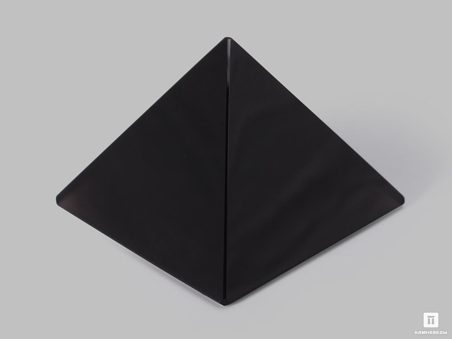 Пирамида из обсидиана, 6х6х4,4 см пирамида из серебристого обсидиана 6х6х4 3 см