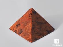 Пирамида из коричневого обсидиана, 4х4х3 см