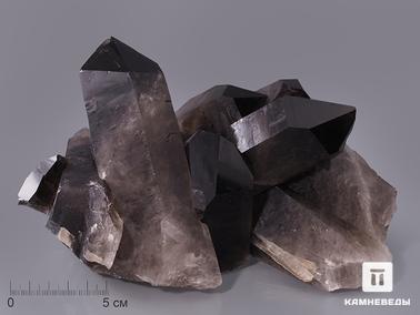 Раухтопаз, Дымчатый кварц. Раухтопаз (дымчатый кварц), сросток кристаллов 19,5х16,5х11 см