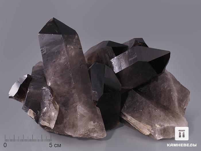 Раухтопаз (дымчатый кварц), сросток кристаллов 19,5х16,5х11 см, 10-609, фото 1
