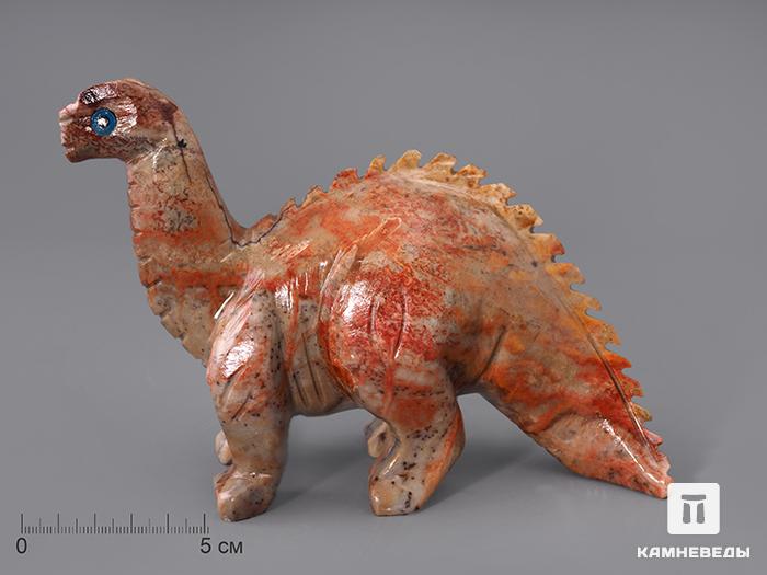 Брахиозавр из агальматолита, 17х13х6,1 см, 23-56/14, фото 1