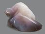 Игуана из агата с жеодой кварца, 15,5х10,7х10 см, 23-39/24, фото 2