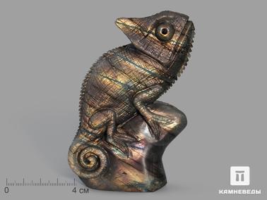 Лабрадор. Хамелеон из лабрадора, 11х7,2х3 см