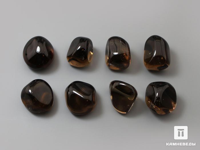 Раухтопаз (дымчатый кварц), галтовка 1,5-2 см, 12-98/13, фото 1