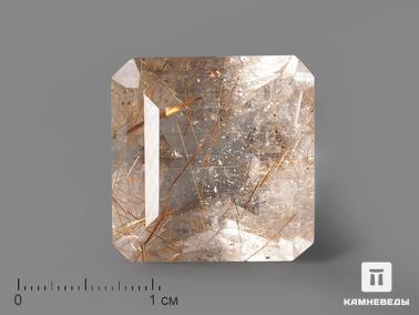 Волосатик. Волосатик, огранка 2,9х2,9х2,1 см (116,8 ct)