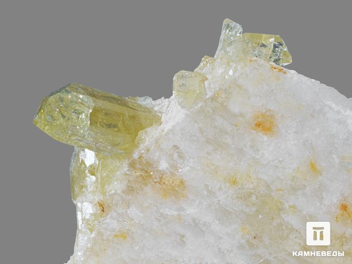 Бразилианит на альбите, 5,7х4,8х1,4 см, 10-246/4, фото 3