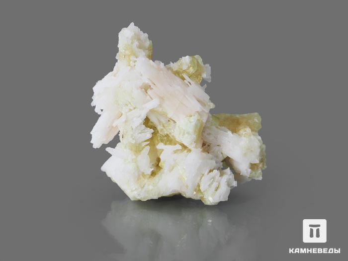 Бразилианит с альбитом, 5,3х5,2х3,3 см, 10-246/1, фото 2