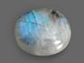 Лунный камень (адуляр), кабошон 1,6х1,4 см, 9-88, фото 1