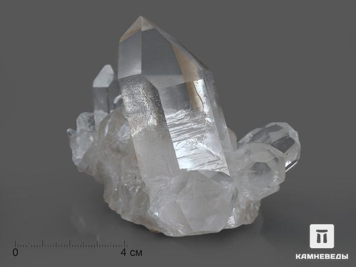 Горный хрусталь, сросток кристаллов 8,7х6,5х5,4 см, 10-611/10, фото 1