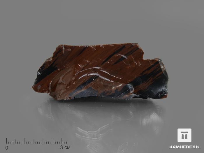 Обсидиан (вулканическое стекло), 5,5-6 см, 10-641/1, фото 1