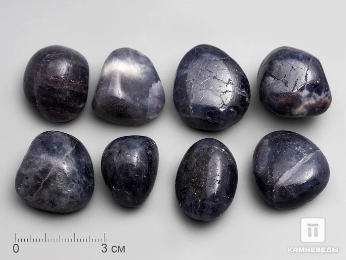 Кордиерит (иолит), галтовка 2-3 см, 12-225/1, фото 1