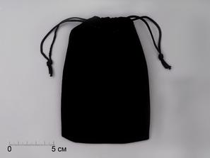 Мешочек бархатный, чёрный, 14х10 см