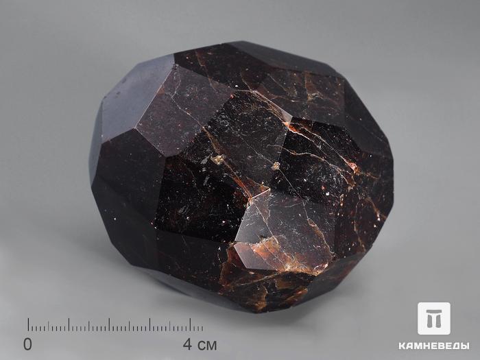 Альмандин (гранат), приполированный кристалл 7х6,8х6 см, 11-113/1, фото 1