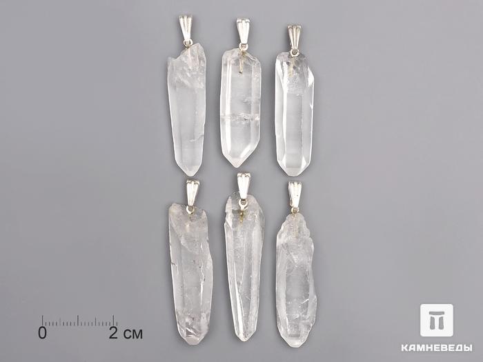 Кулон из необработанного кристалла горного хрусталя, 3-4 см, 40-17/3, фото 3