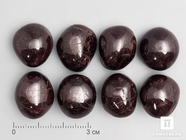 Альмандин, Гранат. Альмандин (гранат), галтовка 1,5-2 см