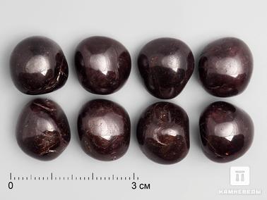 Альмандин, Гранат. Альмандин (гранат), галтовка 1-1,5 см